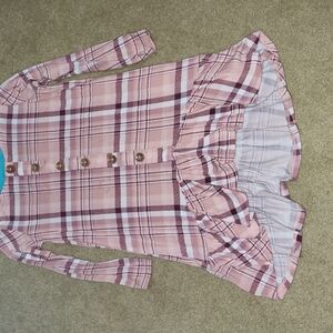 Plaid Long Sleeve Kids Shirt